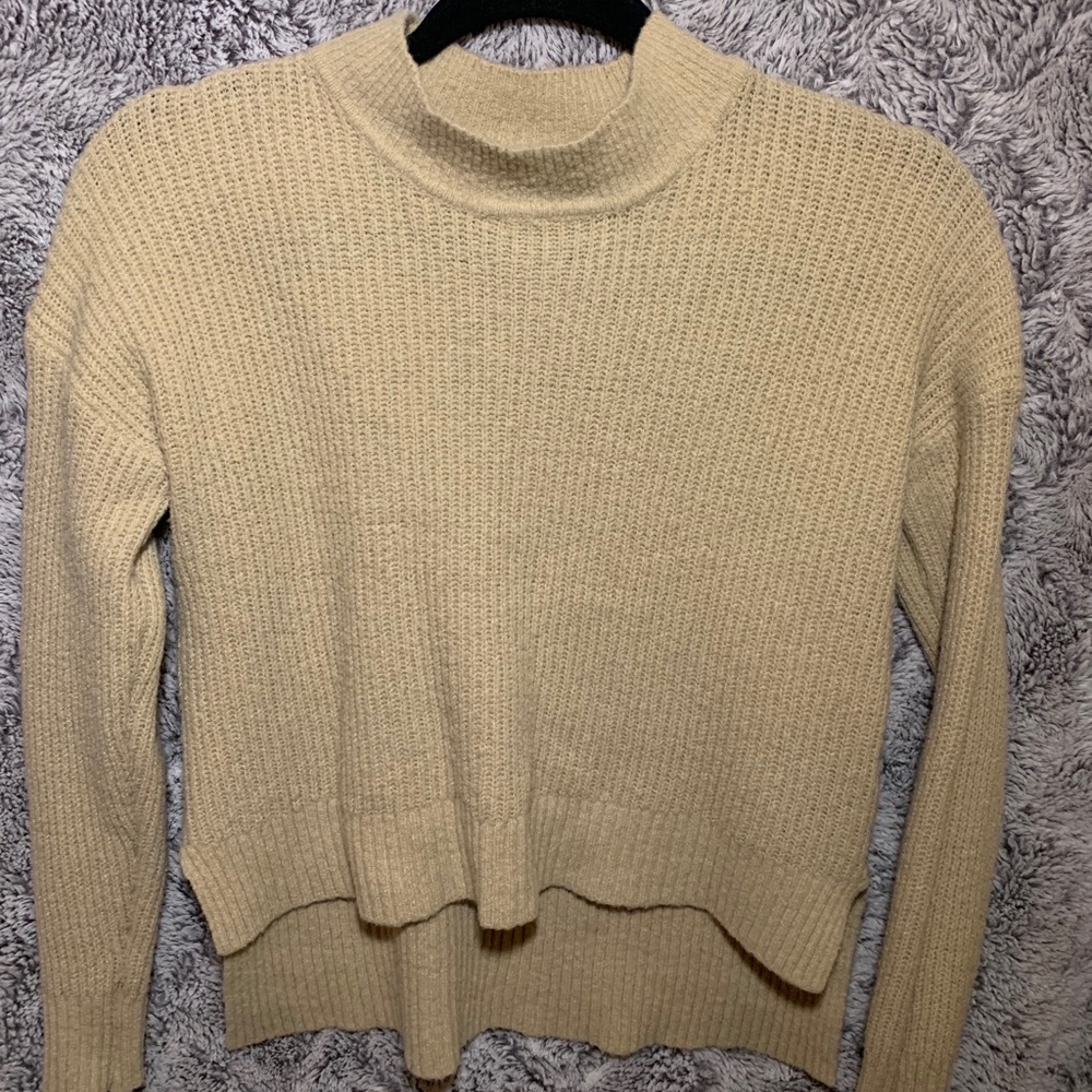 Tan knit sweater